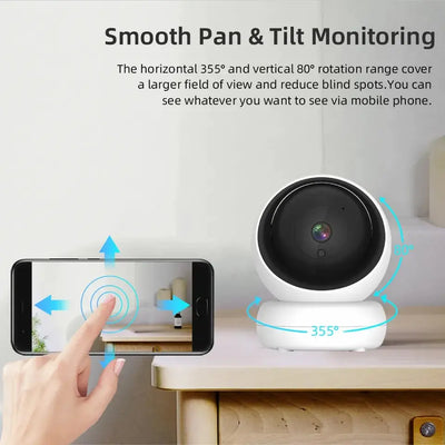 CAMARA WIFI PARA INTERIOR 2MPX MODELO SMART HOME