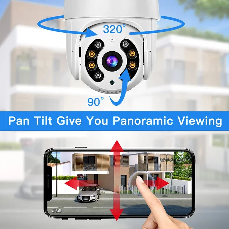 CAMARA WIFI PARA EXTERIOR 2MPX CON ALARMA YOOSE