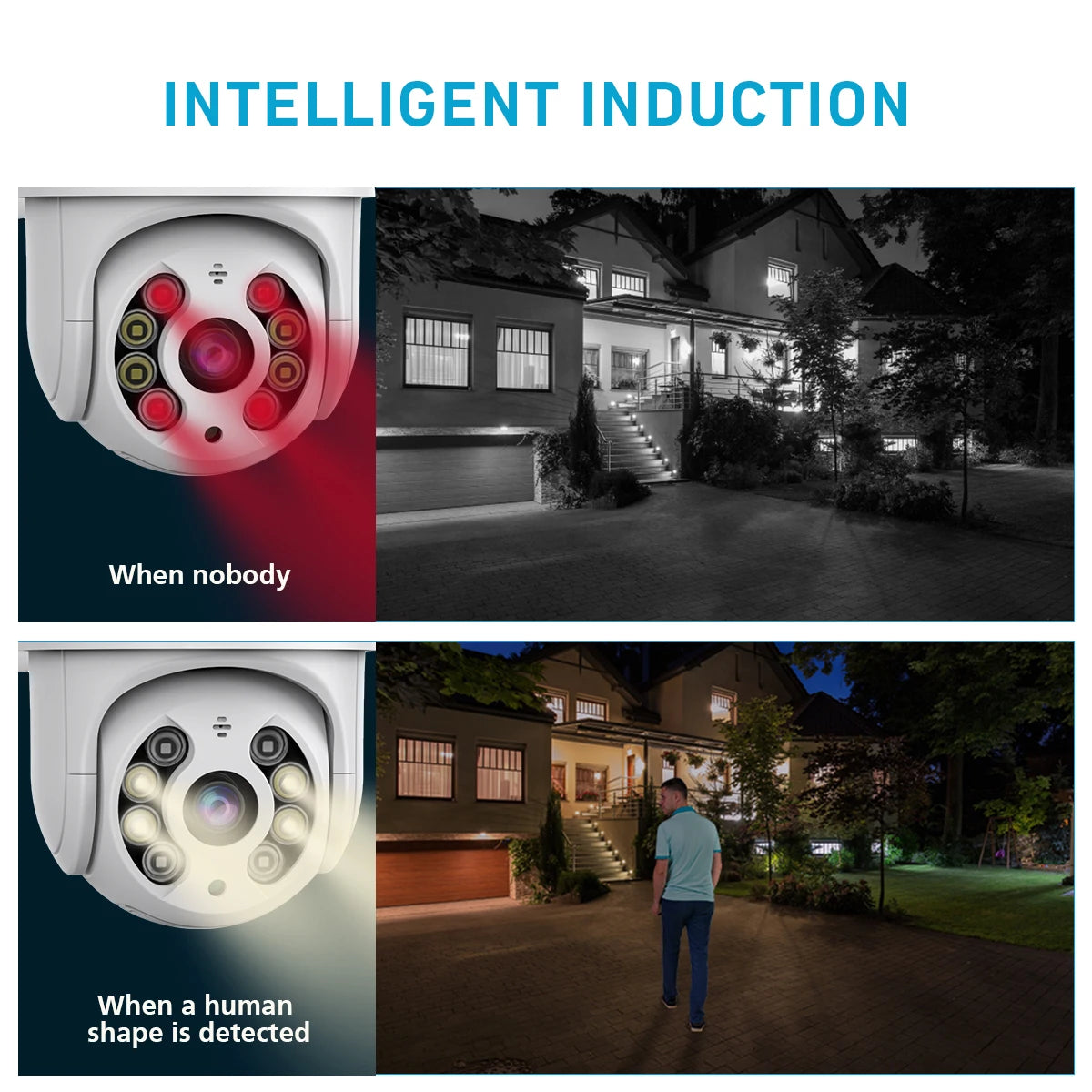 CAMARA WIFI PARA EXTERIOR 2MPX CON ALARMA ICSEE